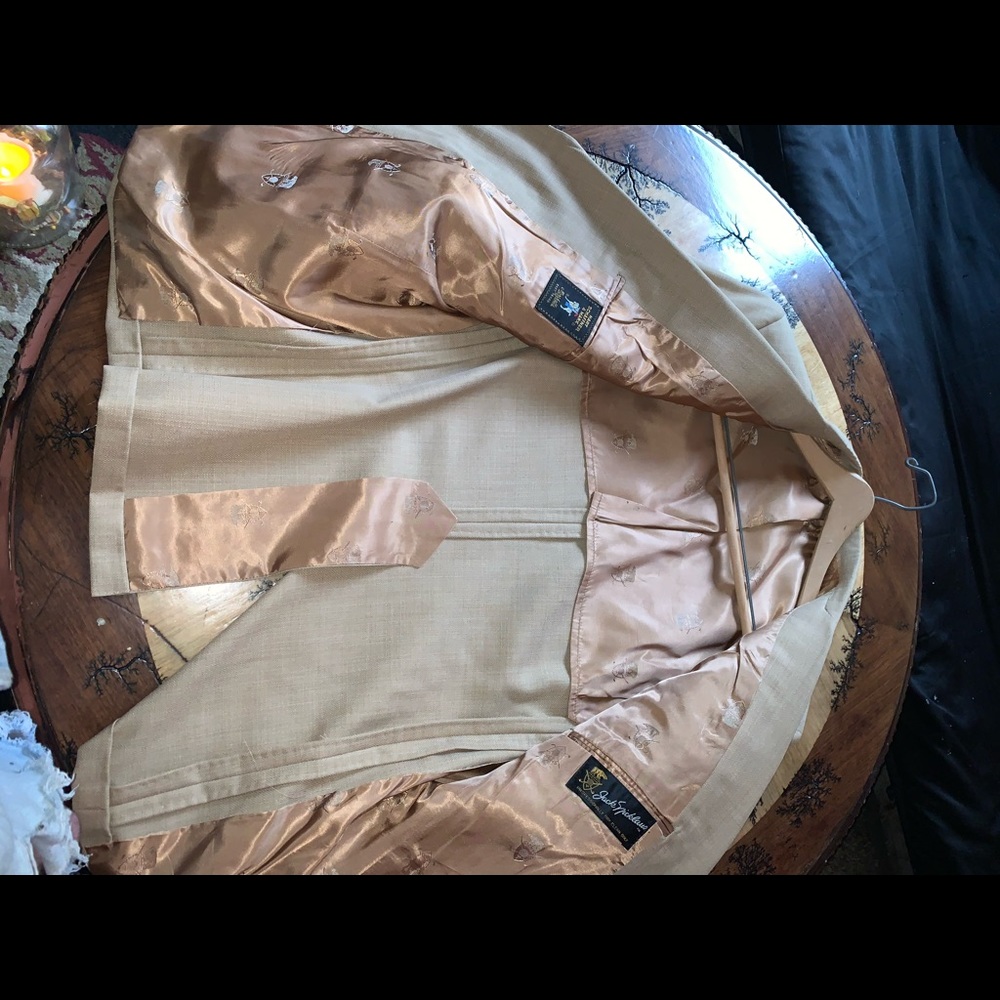 Modern fit solid wool suit